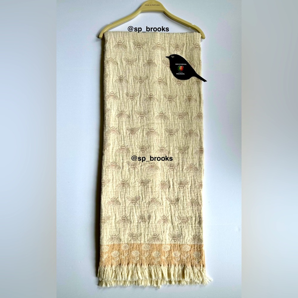 🎁Piscatextil Throw Blanket - Cotton Bumblebee Insect Throw Blanket